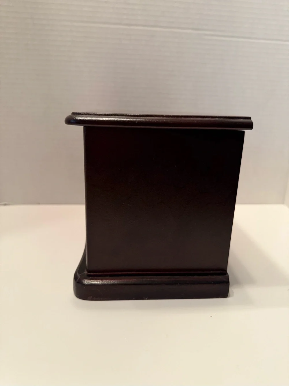 Vintage Styled by Mele Wooden Musical Jewelry Box Velvet Lining Cherry Finish